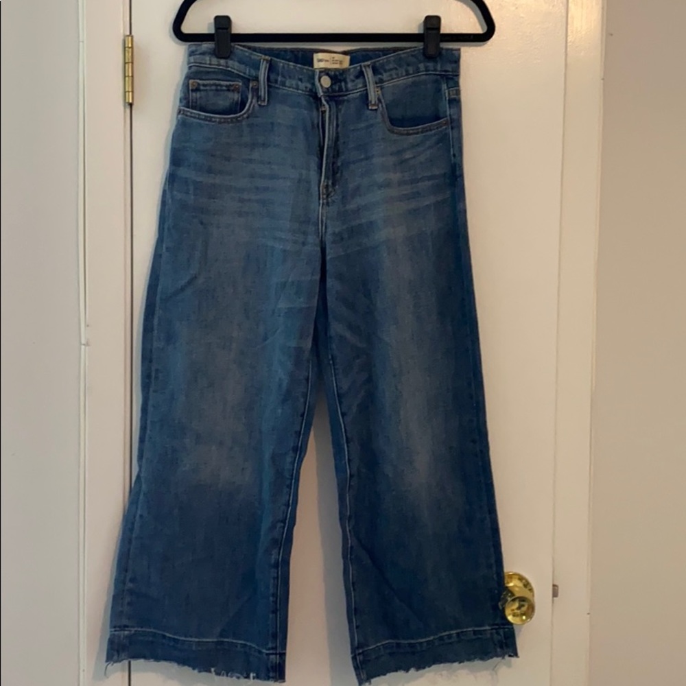 Wide Leg High Rise Denim